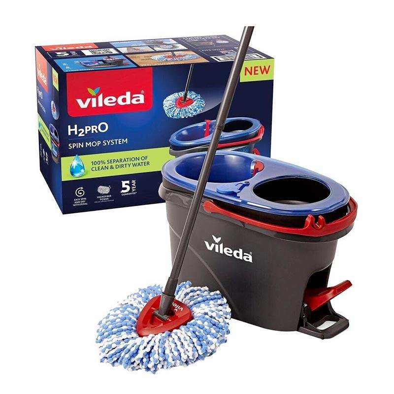Acheter Kit De Nettoyage Vileda H2 Pro Spin Mop Bon état - 38,95 € Kit De Nettoyage Vileda H2 Pro Spin Mop Bon état - reconditionné disponible sur Electro Depot